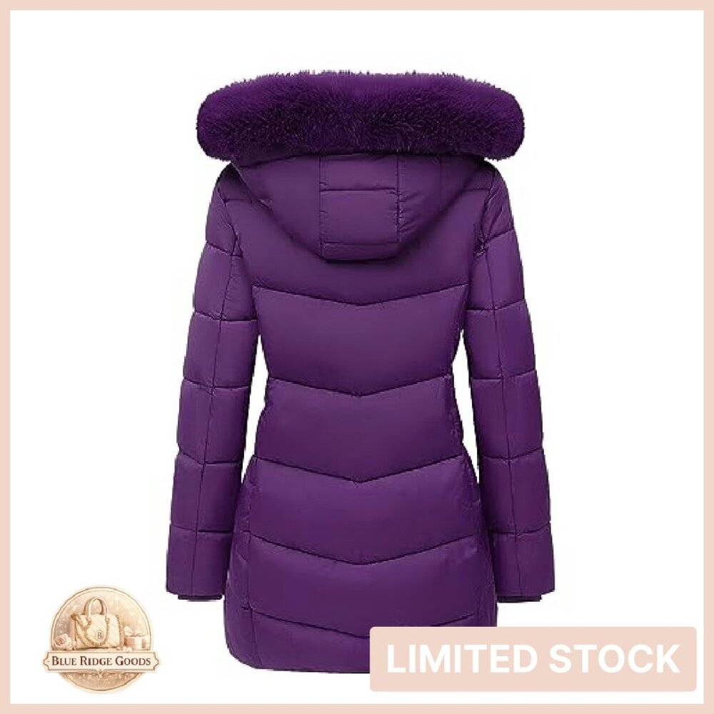 Winter Windproof Warm Down Puffer Jacket Hooded C… - image 3